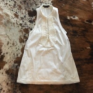 White BCBGMAXAZRIA Shirt with Pockets